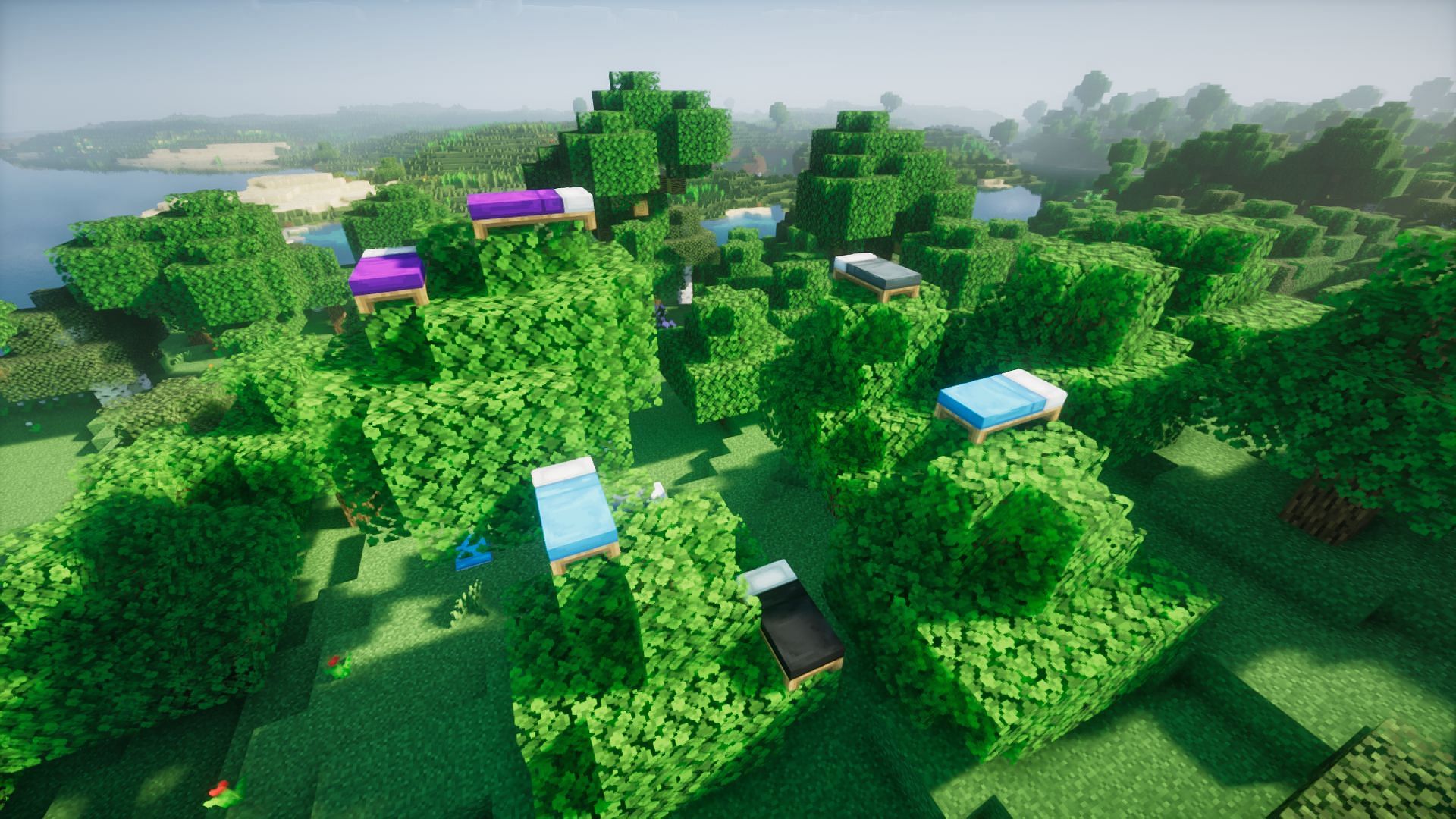There is no way to play Bedwars in Minecraft Education (Image via Sportskeeda Gaming || Mojang Studios)
